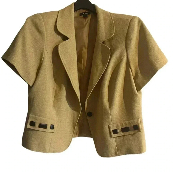 Le Bos Shortsleeved Suit Jacket Size 20WP - Picture 1 of 6